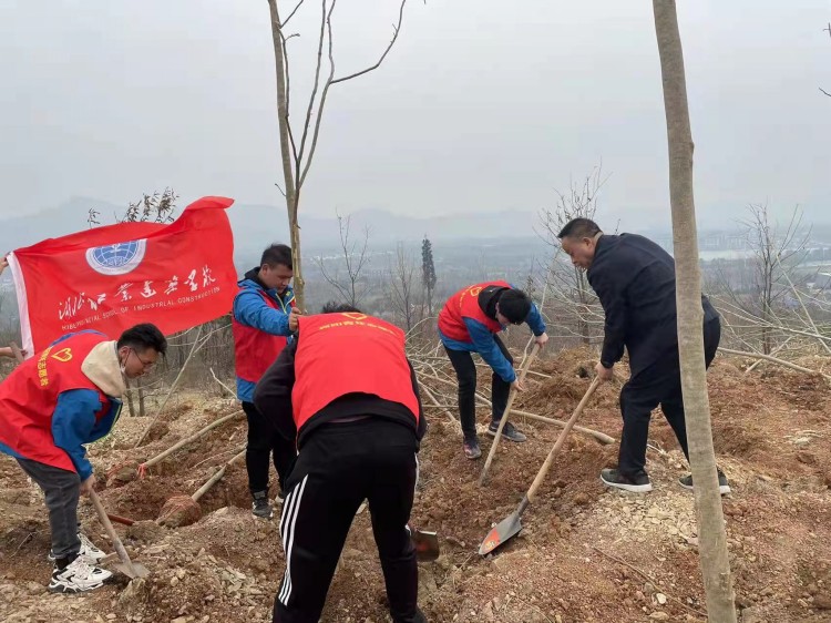  黨建帶團建——3月“公益植樹”主題黨日和主題團日活動(圖1)